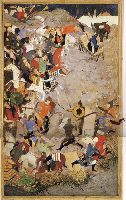 Sharafuddin Yazdi Fighting on the Banks of the Oxus